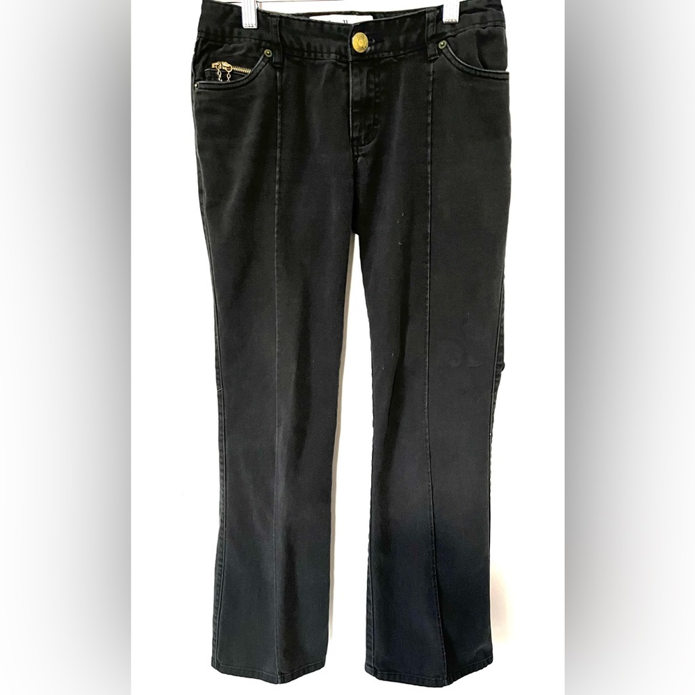 Vintage Y2K Luella Black Fade Wash Stretch Bootcut Women’s Jeans Grunge Size 5